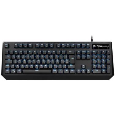 Imagem de Teclado Mecânico Gamer Switch Brown Retroiluminação Azul PKB95 Philco