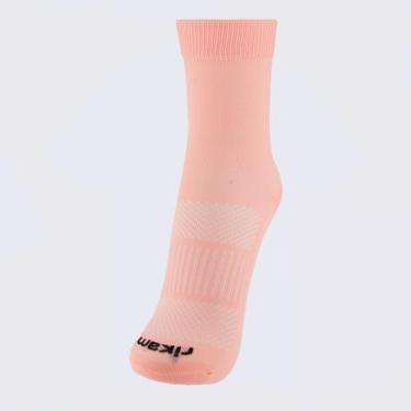 Imagem de Meia Rikam Performance Bike Colors Feminina Coral, 34-39