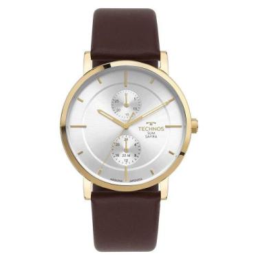 Imagem de Relógio Technos Masculino Slim Dourado - 6p23aq/0k