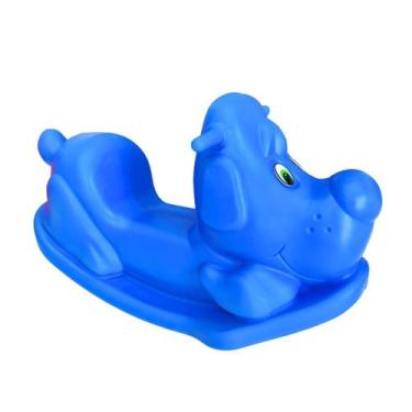 Imagem de Balanço gangorra infantil cachorrinho (dog) azul - até 4 anos - MULTIP