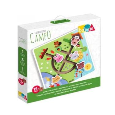 Imagem de Labirinto no Campo Brinquedo Educativo e Pedagógico - Babebi
