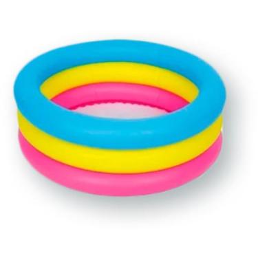 Imagem de Piscina Inflável Redonda 3 Anéis 88 Lt Crianças Summer Fun - WELLMIX