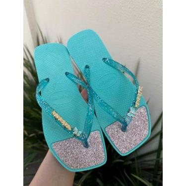Imagem de Chinelo lançamento biqueira gliter - Havaianas , Branco, 39