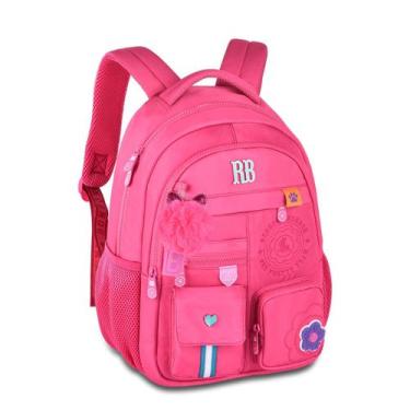 Imagem de Mochila Escolar Rebecca Bonbon Bolsa Costas Infantil Juvenil, Rosa
