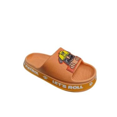 Imagem de Chinelo Nuvem Infantil Masculino Luana Rosa, Patrulha canina laranja, 