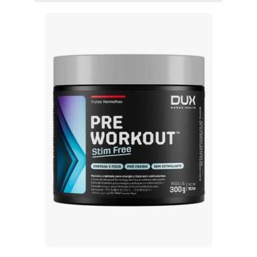 Imagem de Pre Workout Stim Free 300g Sabor Frutas vermelhas Dux Nutrition