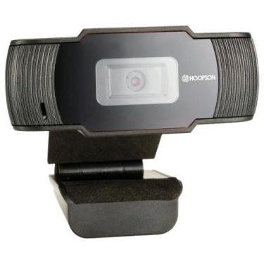 Imagem de Webcam Hoopson Full HD, 1080P, 30FPS, USB, com Microfone Integrado, Pr