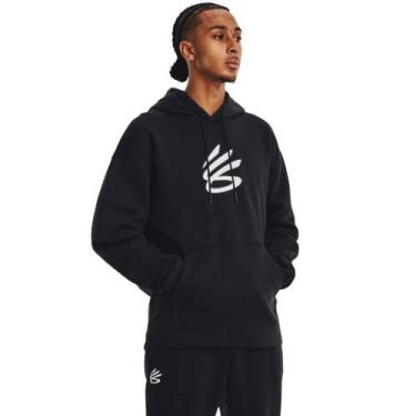 Imagem de Moletom de Treino Masculino Under Armour Curry Big Splash, Preto, G
