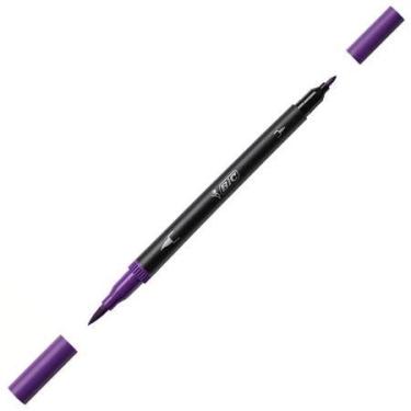 Imagem de Caneta hidrográfica Dual Tip Intensity Roxo - Bic