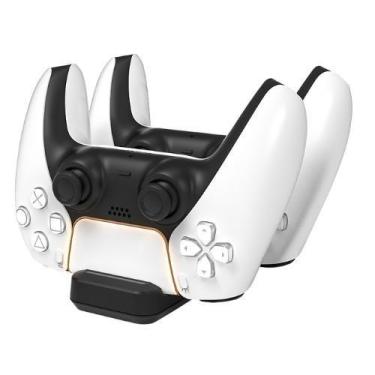 Imagem de Base de Carregamento para Controles PS5 Premium Alta Qualidade Resiste