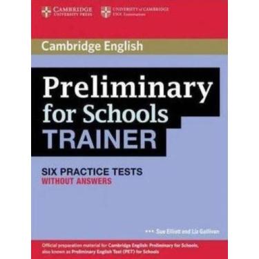 Imagem de Livro - Preliminary Schools Trainer 6 Practice Test Without Answers - 