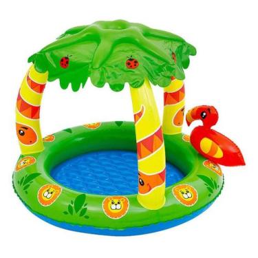 Imagem de Banheira Inflável Tropical Mor 45 Litros, Verde