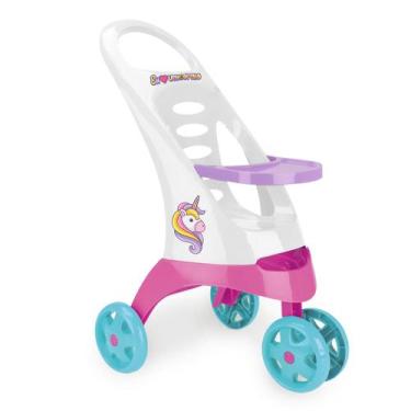Imagem de Carrinho Para Boneca Unicórnio Luxo - Xplast Brinquedos - Homeplay / X