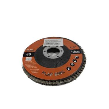 Imagem de Kit c/ 3 Disco Flap 4.5 polegadas lixa 40 - Dalla Valle