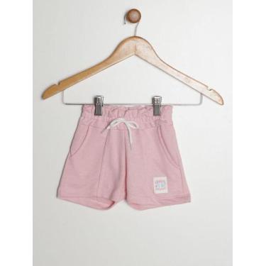 Imagem de Short Moletinho Com Recorte infantil Para Menina - ROSA - Viston, 6, R