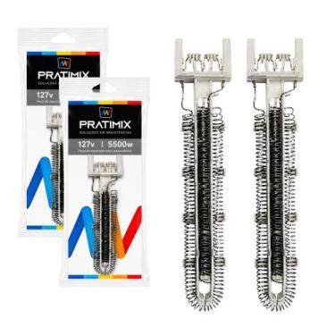 Imagem de Kit 2 Resistência 127V 5500W Lorenzetti Advanced Multitemperatura Prat