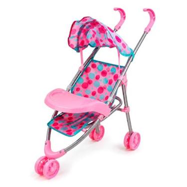 Imagem de Carrinho Infantil Passeio Divertido Para Bebê Reborn Estampado Com 3 R