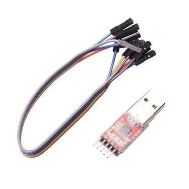 Imagem de Qunqi CP2102 Módulo STC Cabo de download USB 2.0 para conversor serial TTL 5PIN