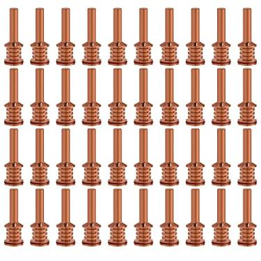 Imagem de KEMAO 40 pçs 420132 pontas de eletrodo de corte plasma adequado para PMX 30 Air Plasma Cutting Torch consumível
