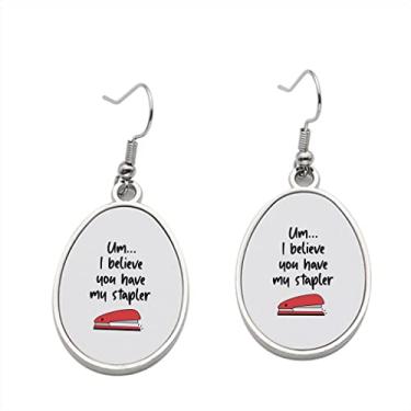 Imagem de Brinco I Love Staplers – Brincos pendentes para meninas – Presente de festa de aniversário dos namorados