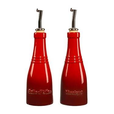 Imagem de Le Creuset Conjunto Azeite E Vinagre 240 ml Cerâmica Vermelho