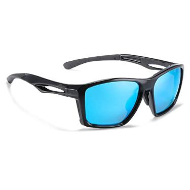 Imagem de Material Sports Sunglasses Men Polarized UV400 Coating Sun Glasses Fishing Strong Hinges,C1,china