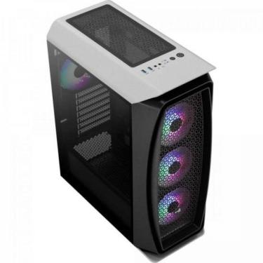 Imagem de Gabinete Gamer Mid Tower Rgb Aero One Frost Branco Aerocool
