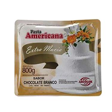 Imagem de Pasta Americana Sabor Chocolate Branco 800g - Arcolor