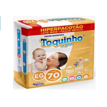 Imagem de Fralda Inf Toquinho De Gente  Hiper Eg/70