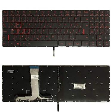 Imagem de Acessórios para reposição de laptop Teclado da versão do Reino Unido com luz de fundo do teclado para Lenovo Legion Y520 Y520-15IKB R720 Y720 Y720-15IKB