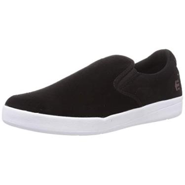 Imagem de Etnies Tênis de skate masculino sem cadarço, Preto, 8