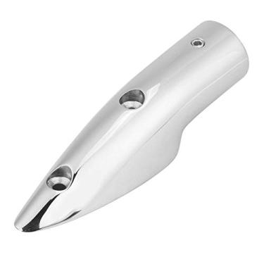 Imagem de Para corrimão de para barcos Senyar 7/8 polegadas 5-1/2 graus extremidade do trilho de mão do barco, montagem de trilho de mão de barco de aço inoxidável 316 encaixe de