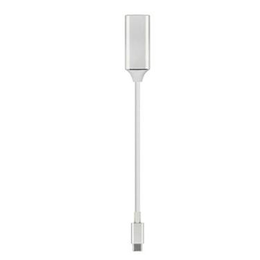 Imagem de Fansipro Cabo USB tipo C para HDMI HD adaptador de TV USB 3.1 para tablet MHL Android Phone B/W, 16 cm, branco
