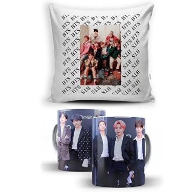 Imagem de BTS KIT Almofada + Caneca K'Pop Banda Coreana