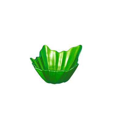 Imagem de Bowl de Vidro Multiuso Leaves Verde 14 x 7cm