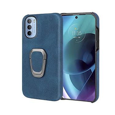 Imagem de YUNCHAO Caixa de telefone Para Motorola Moto G51 5G Tolder de telefone PU capa para celular