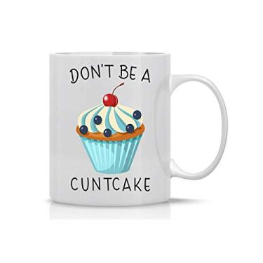 Imagem de Caneca de chá de café Don't Be A Cuntcake 325 ml, divertida, ótima para escritório, fofa para funcionários, chefes, colegas de trabalho, amigos, caneca de café inapropriada