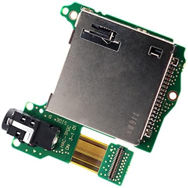 Imagem de Deal4GO Novo slot de leitor de cartas de jogo com conector de fone de ouvido de substituição para Nintendo Switch Game Cartridge Socket Board (terceiros)