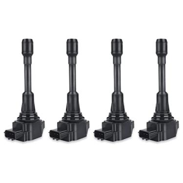Imagem de DRIVESTAR Pacote com 4 bobinas de ignição compatíveis com Nissan Sentra Altima 2008-2013 Rogue Versa NV200 Cube Infiniti M56 QX60 FX50 1.8L 2.0L 5.0L Substitui UU. F549 C1696