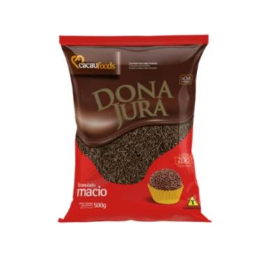 Imagem de Granulado Chocolate Macio Dona Jura 500g - Cacau Foods