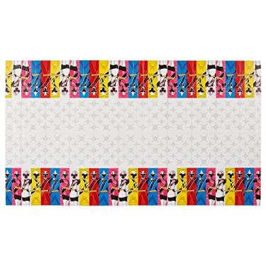 Imagem de Amscan 571723 Power Rangers Ninja Steel Plastic Table Cover 54" x 96"1 ct