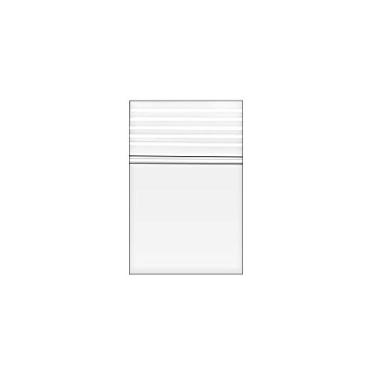 Imagem de Bolsas de plástico transparente com zíper – da DiRose | recarregáveis, fortes, grossas, resistentes, seguras para alimentos | para organização, viagem, envio, embalagem e armazenamento | Volume | tamanhos pequenos, médios e grandes., Case of 1000, 1X1