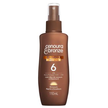 Bronzeador Cenoura & Bronze FPS 6 Spray com 110ml