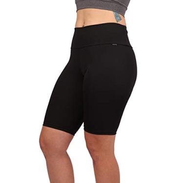 Imagem de Bermuda Poliester Feminina Preta Tamanho:GG