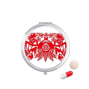 Imagem de China Zodíaco Chinês Macaco Pill Case Pocket Medicine Storage Box Recipiente Recipiente