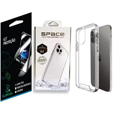 Imagem de Capa Capinha Case Space Clear Para Apple iPhone 14 Pro Acrílica Rígida Ultra Resistente Anti Impacto Resistente Ao Amarelamento (GL BRAZIL)