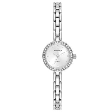 Imagem de Relógio MONDAINE feminino prata analógico 32497L0MVNM2