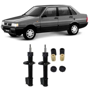 Imagem de Amortecedor + Kit Batente Fiat Premio Dianteiro 1989 Até 1996 O Par