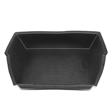Imagem de DNA MOTORING ZTL-Y-0238 inserção de tapete de borracha para console central frontal estilo original compatível com Ram 1500 2015-2019, preto fosco