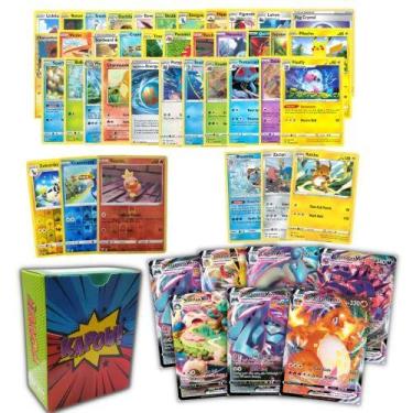 Jogo Cartas Pokemon Coleção Especial Box Pikachu Vmax 51 Cartas em